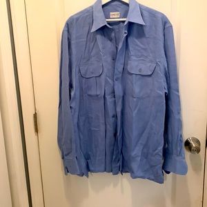 Zanetti 100% linen mens shirt